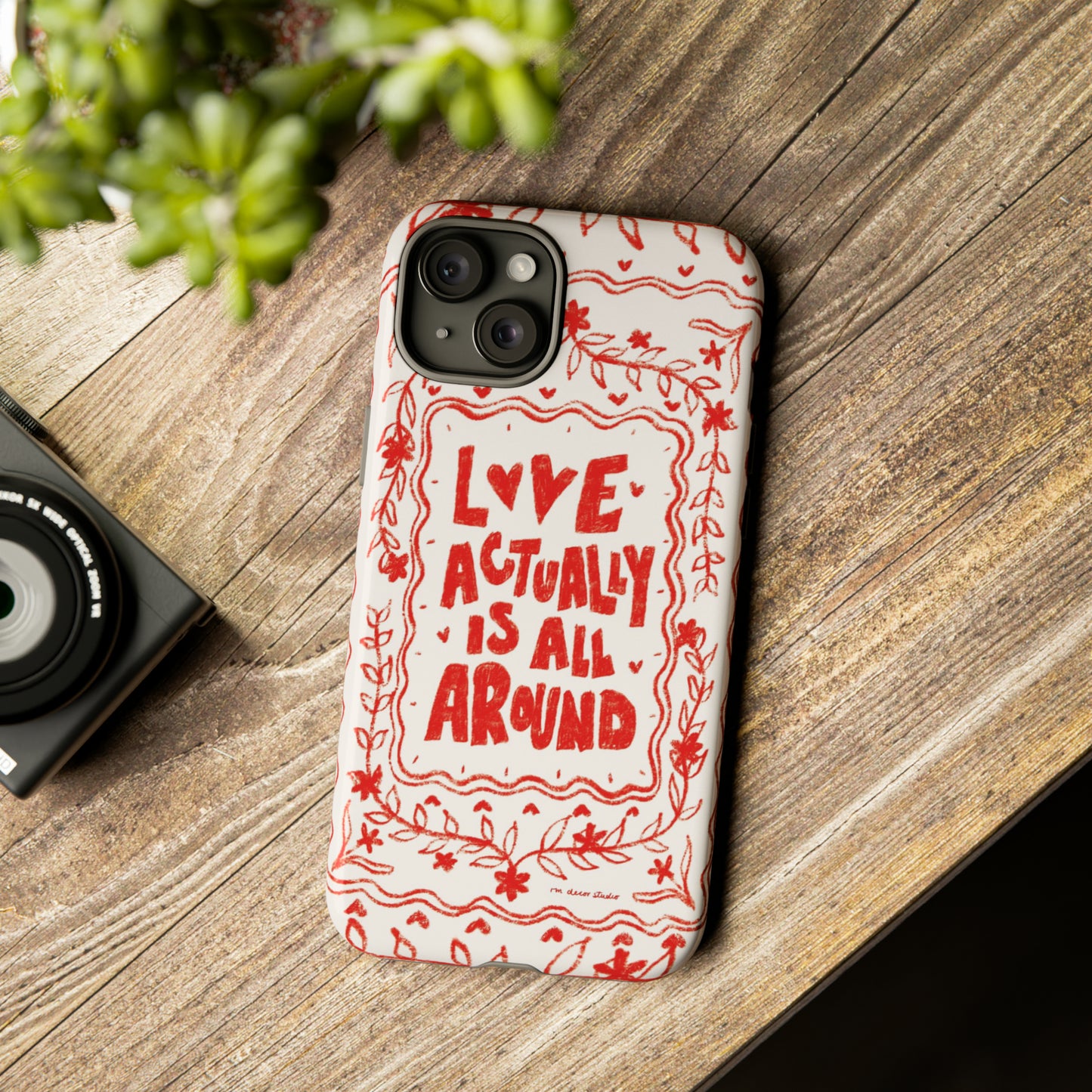 'Love Actually is All Around' Double-Layered Protection Phone Case