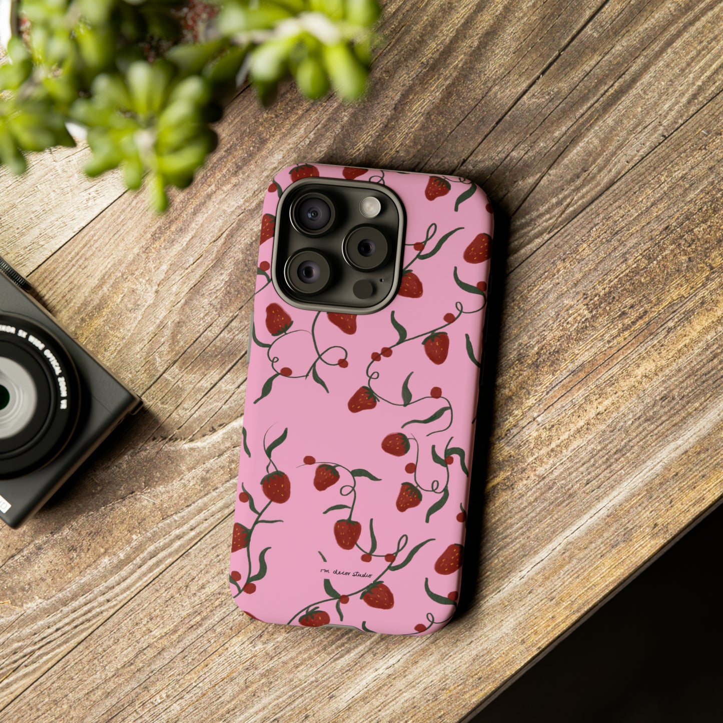 'Strawberry Fields' Double-Layered Protection Phone Case