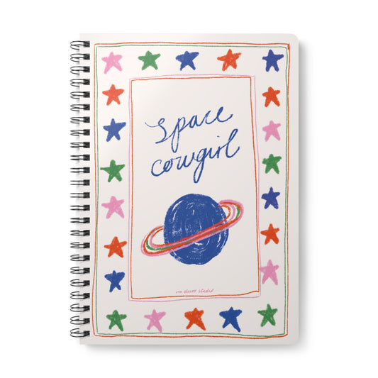 Space Cowgirl Notebook, A5