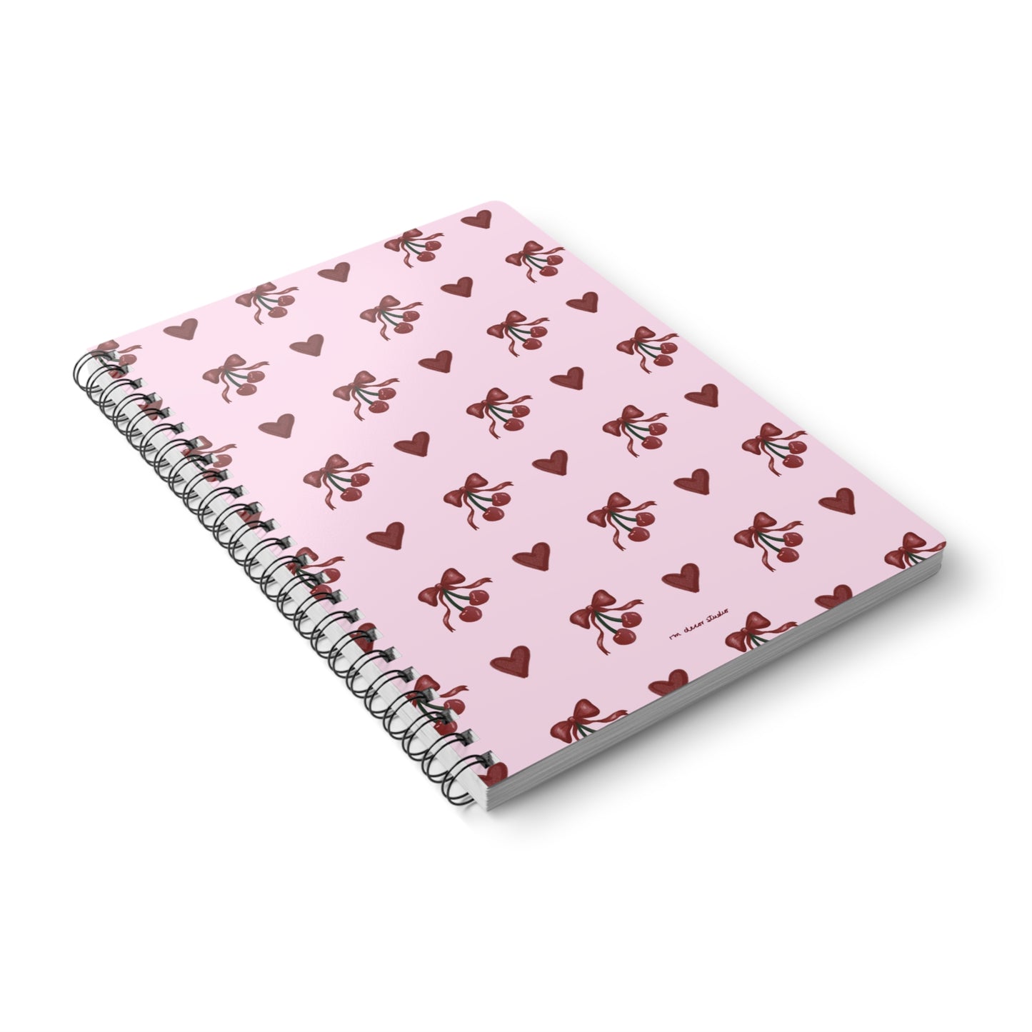 'Cherry Heart' A5 Notebook