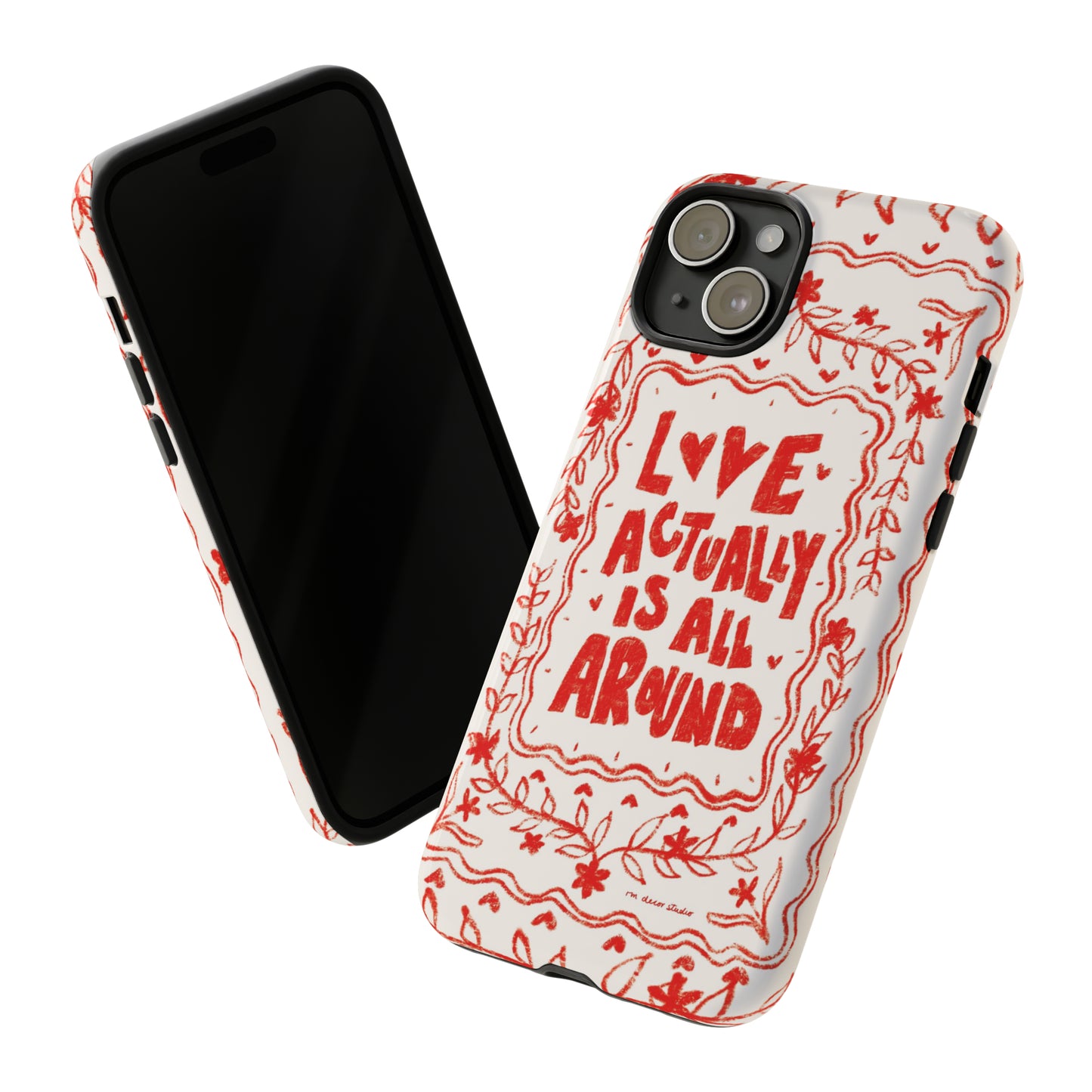 'Love Actually is All Around' Double-Layered Protection Phone Case