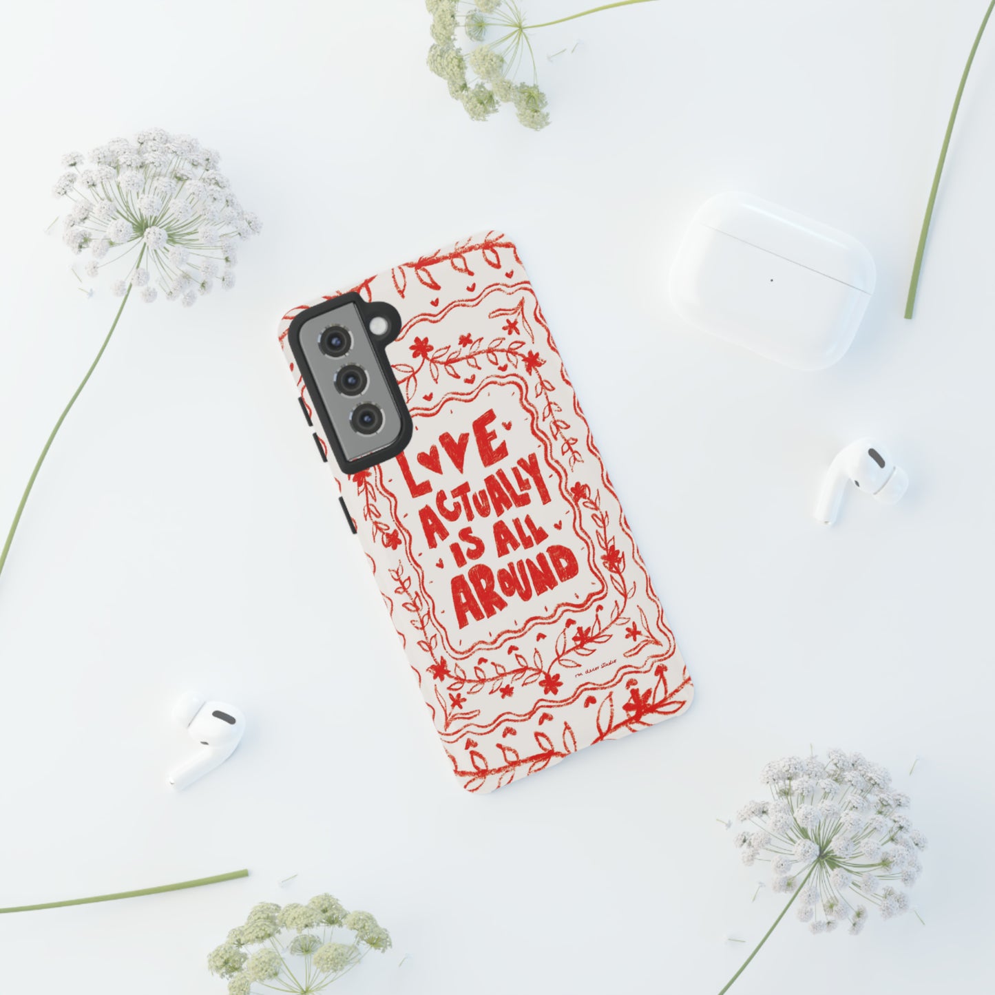 'Love Actually is All Around' Double-Layered Protection Phone Case