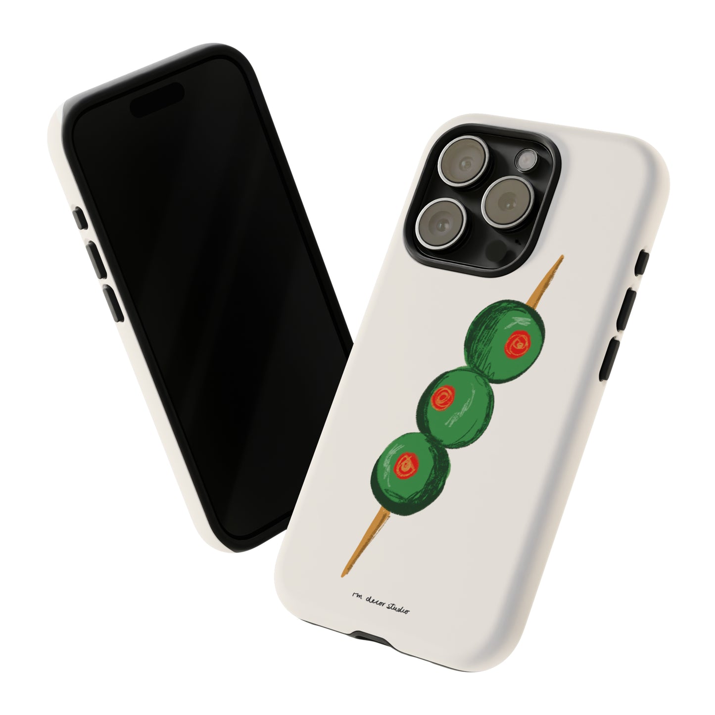 'Martini Olives' Double-Layered Protection Phone Case