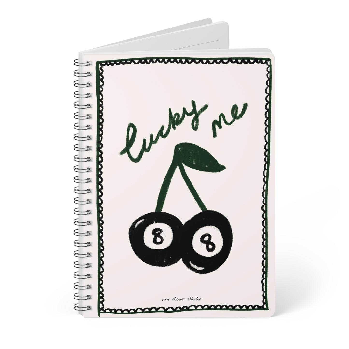 Lucky Me 8 Ball Notebook, A5