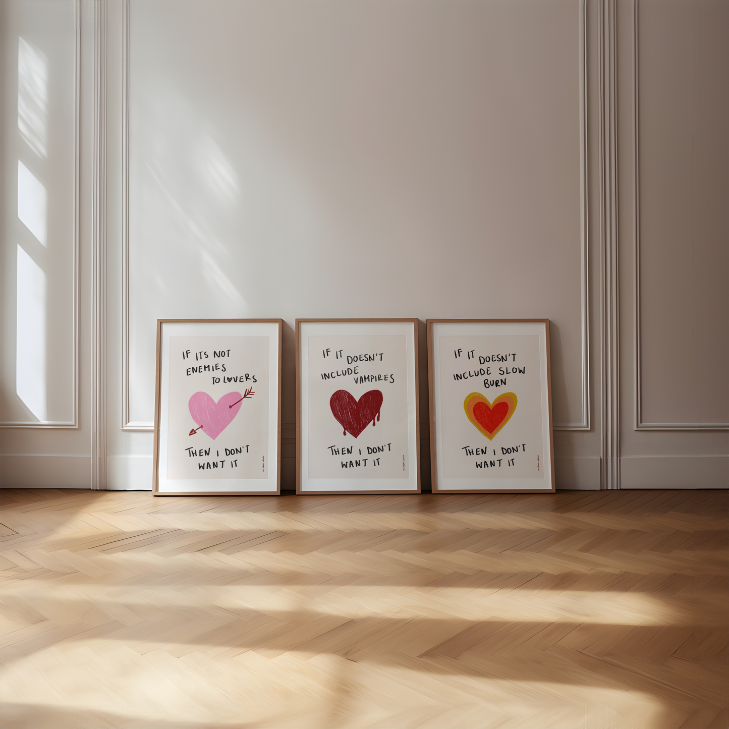 Bookish Set of 3 Prints