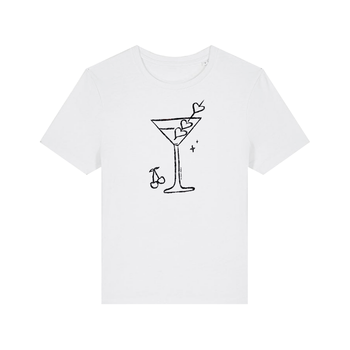 Heart Cocktail Fitted Tee