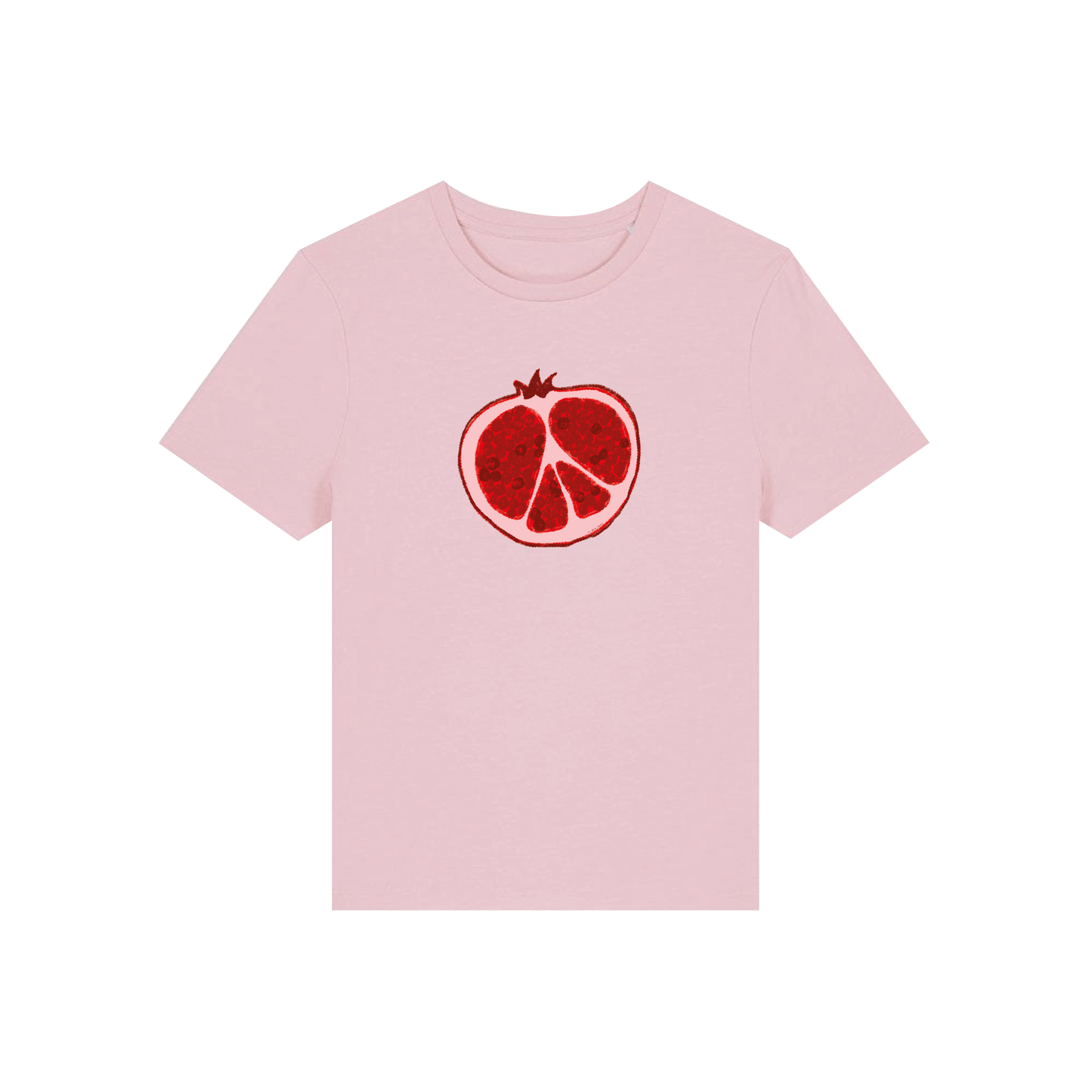 Pomegranate Fitted Tee