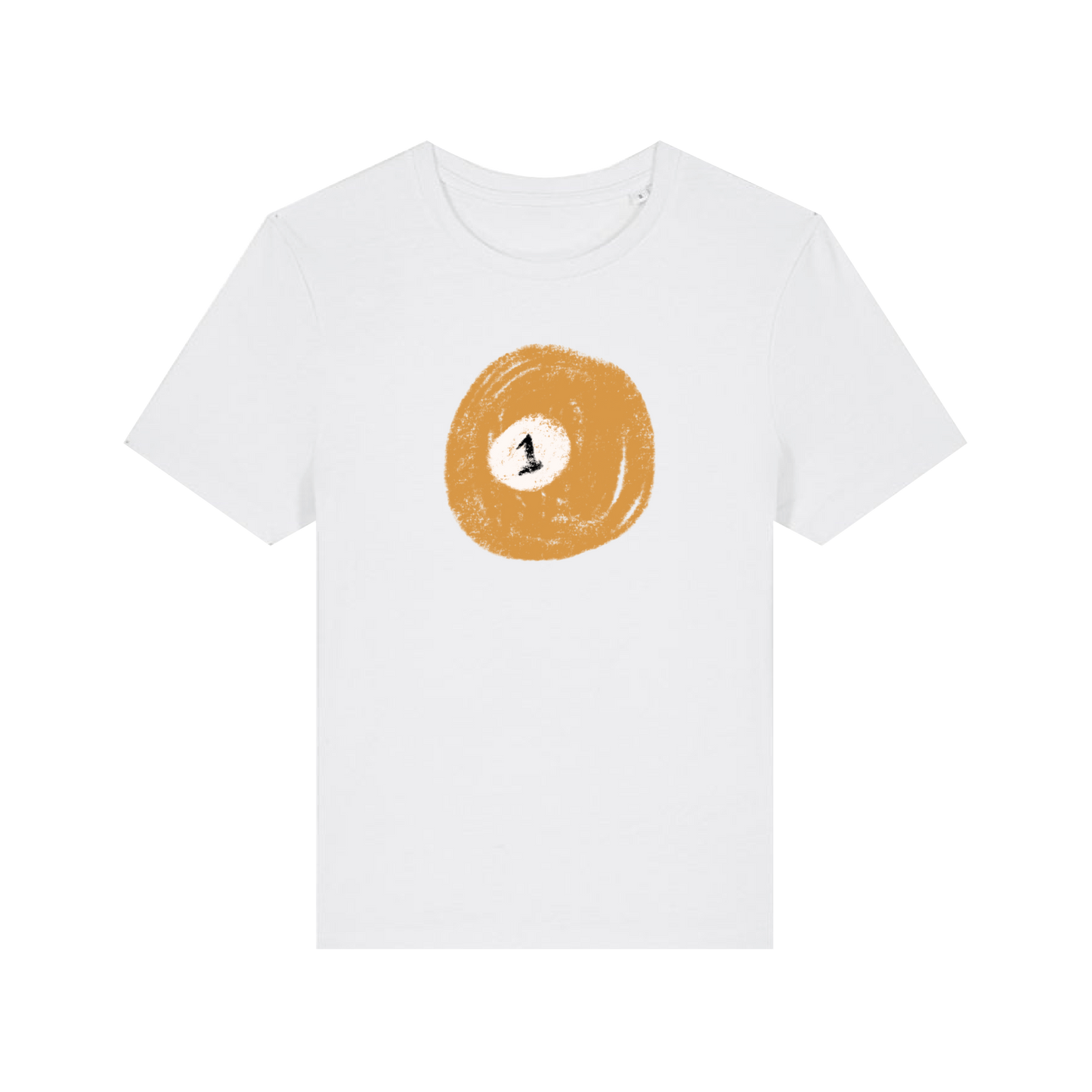 Mustard Pool Ball Fitted Tee