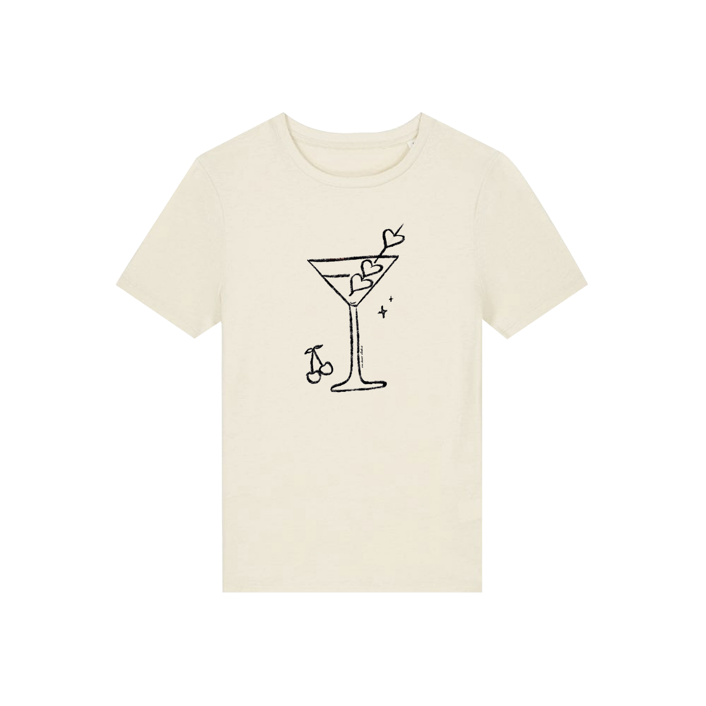 Heart Cocktail Fitted Tee