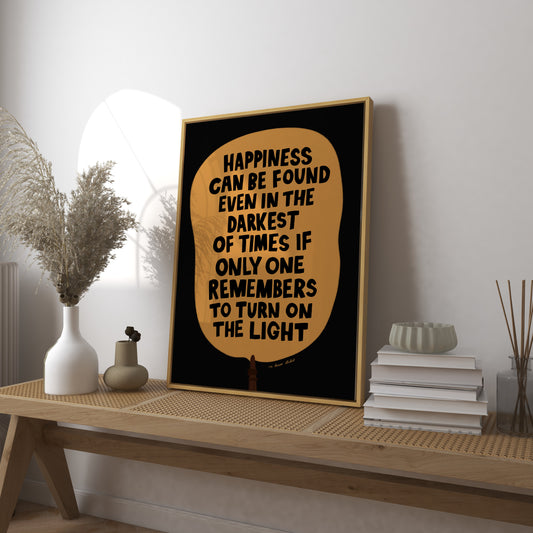 Happiness Can Be Found Art Print