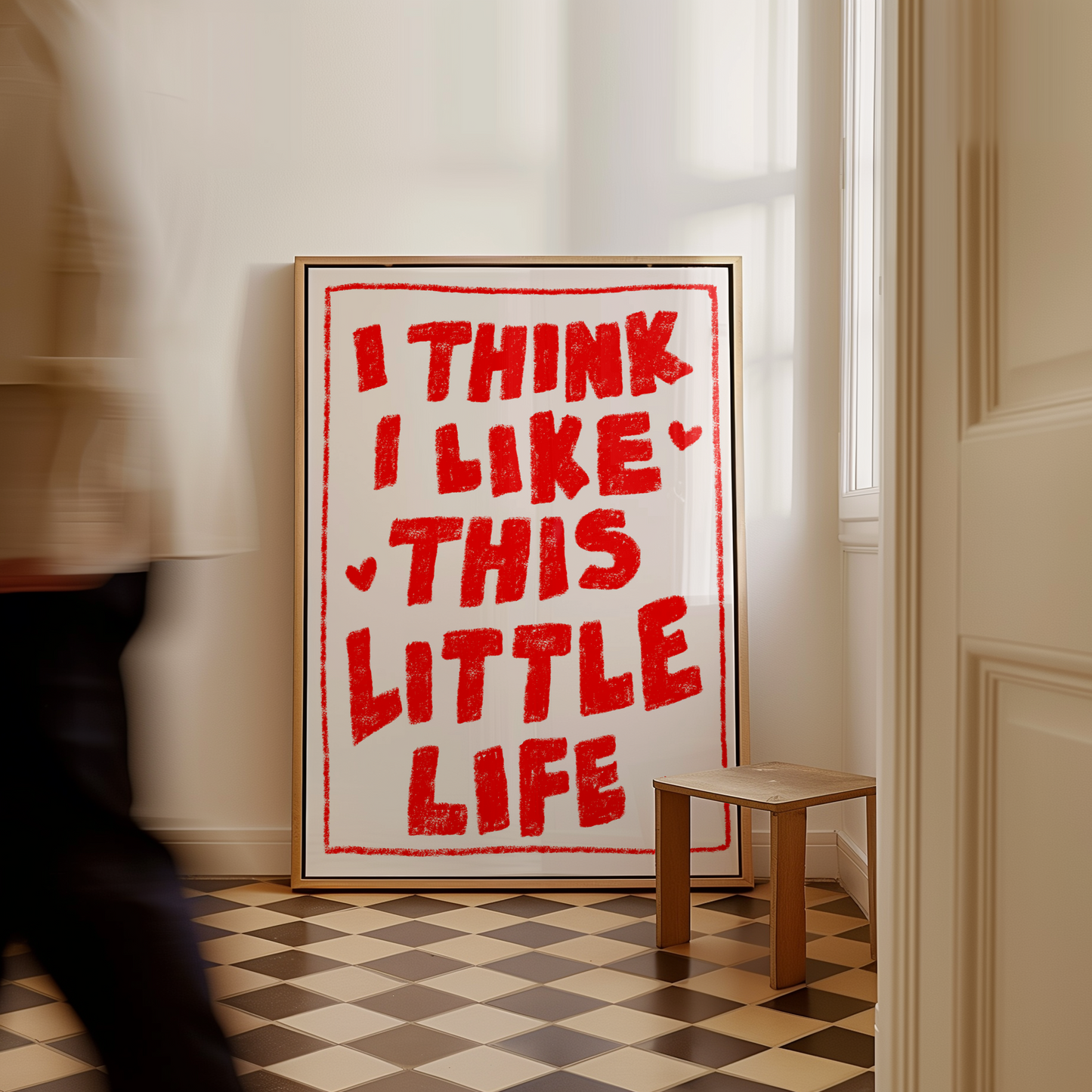 I Think I Like This Little Life Art Print