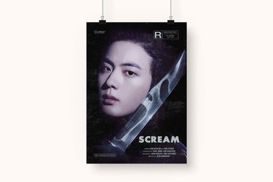 Jin Scream Halloween Movie Poster Print