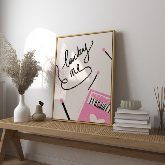 Lucky Me Pink Matchsticks DIGITAL DOWNLOAD