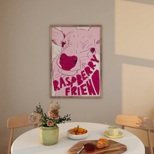 Raspberry Friend Print