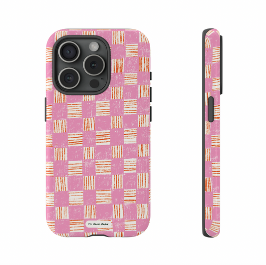 'Battenberg Cake' Double-Layered Protection Phone Case