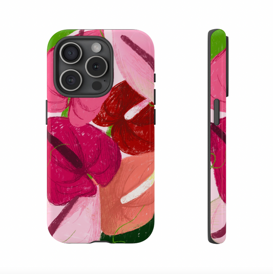 'Anthurium' Double-Layered Protection Phone Case