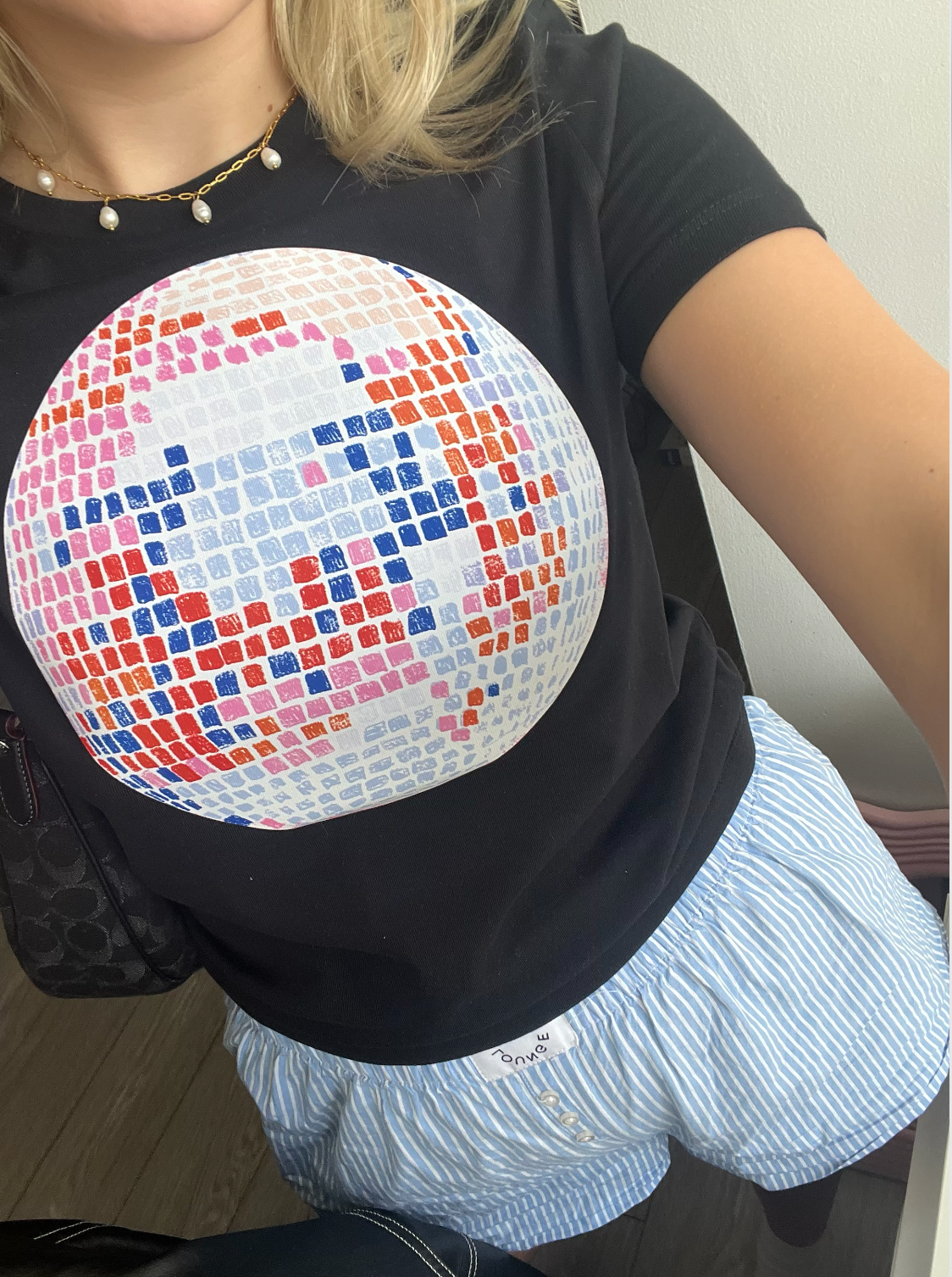 Disco Ball Fitted Tee