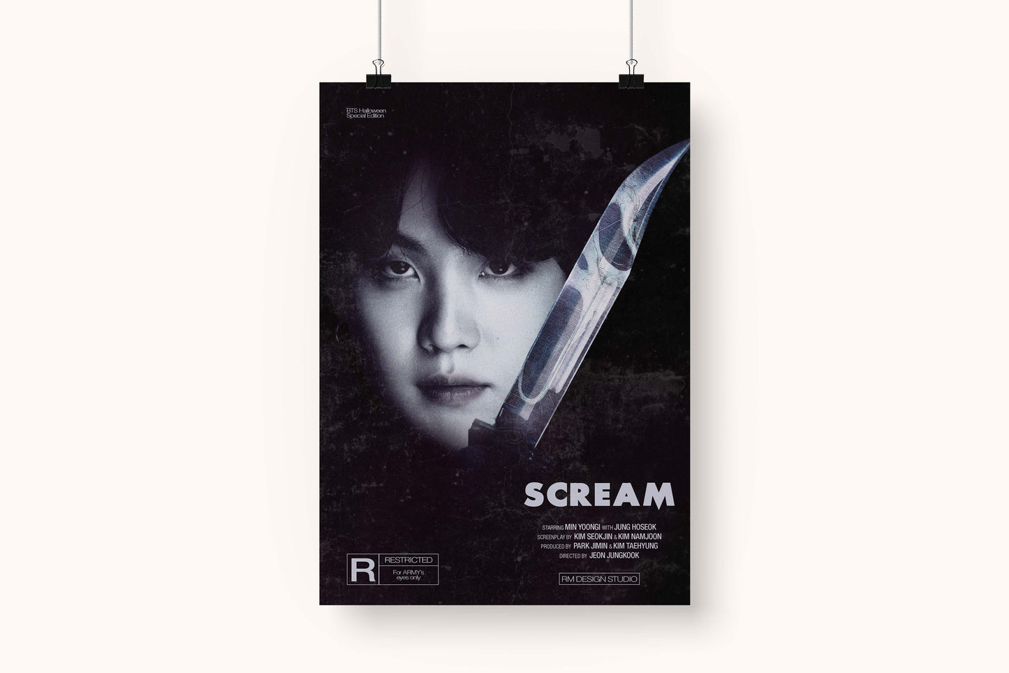 Suga Scream Halloween Movie Poster Print