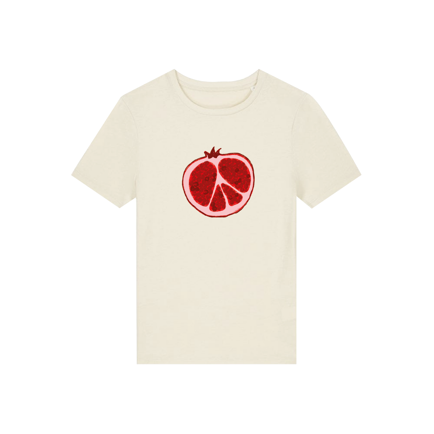 Pomegranate Fitted Tee