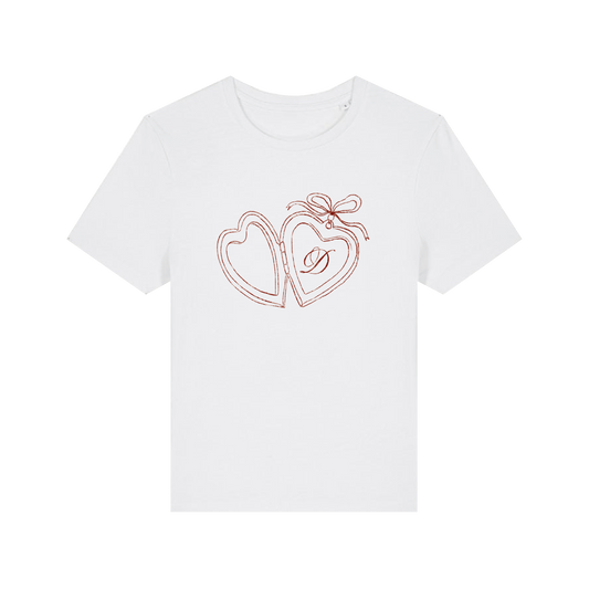 Custom Locket Initial Fitted Tee