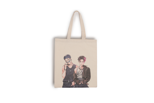 Mingi and Hongjoong Tote Bag