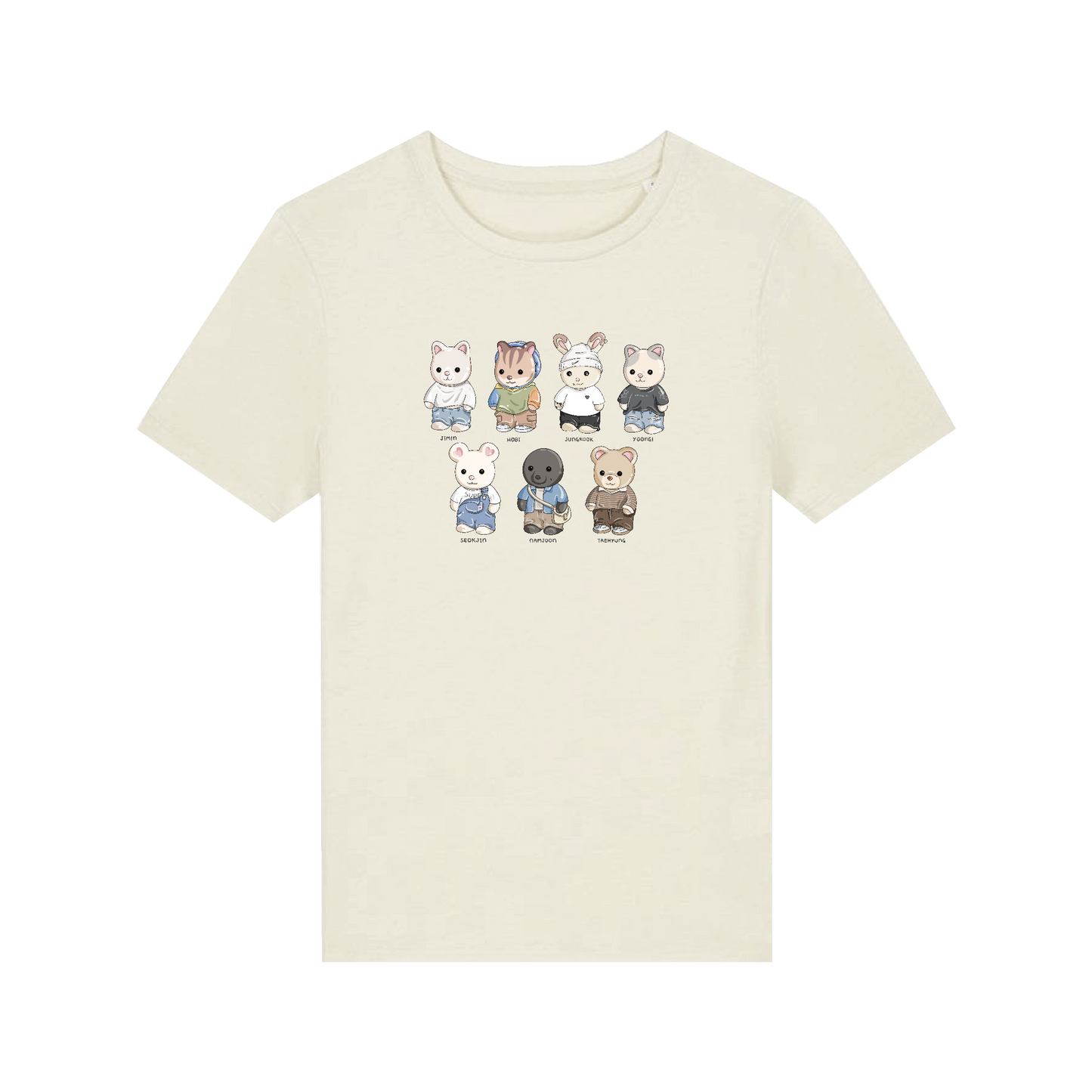 'Bangtan Family' Fitted Baby Tee