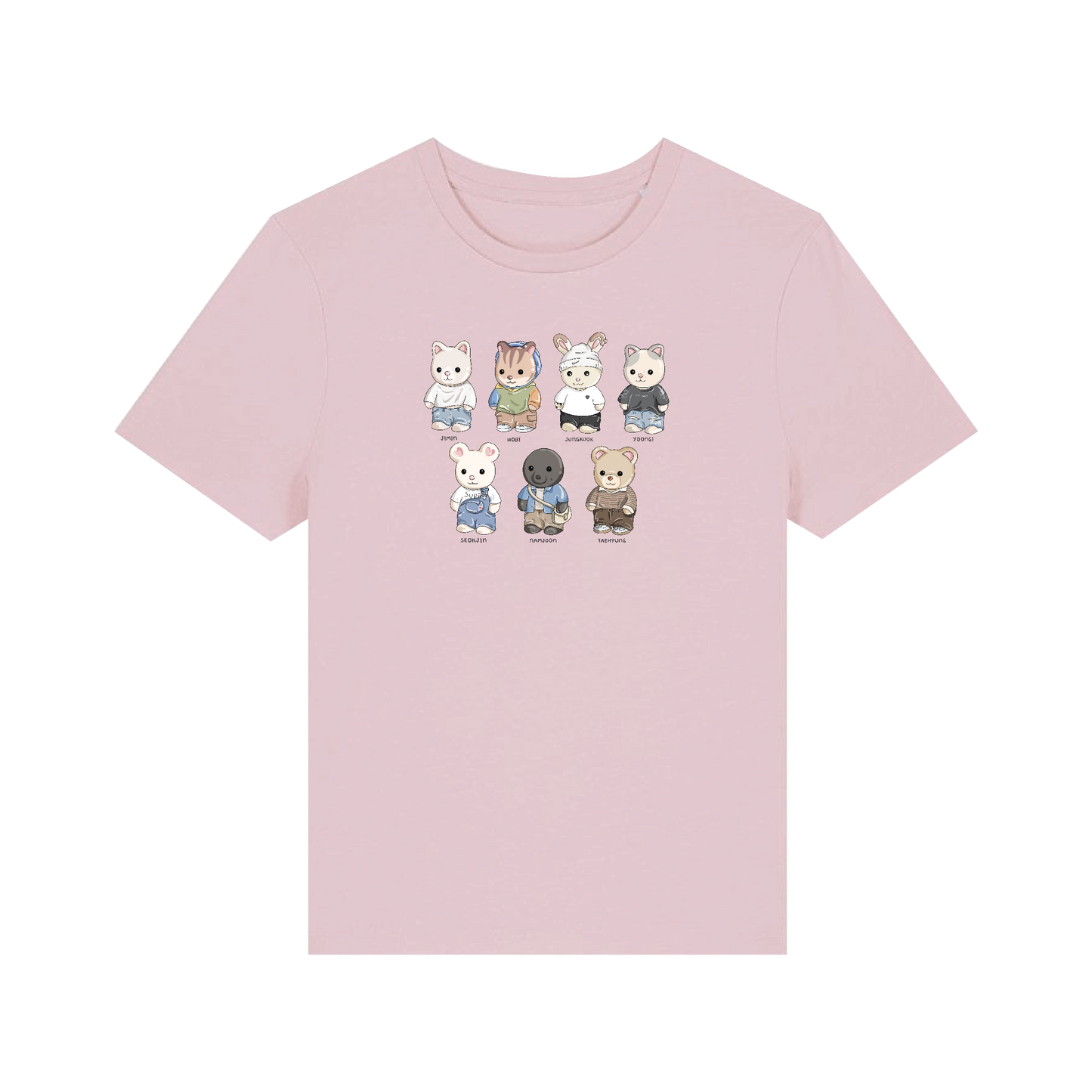 'Bangtan Family' Fitted Baby Tee