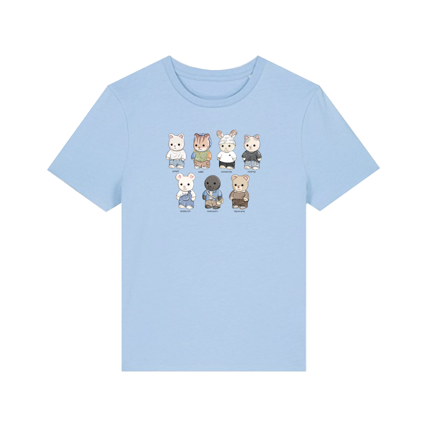 'Bangtan Family' Fitted Baby Tee