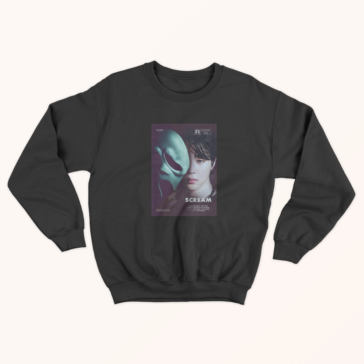 Jimin Scream Halloween Sweatshirt