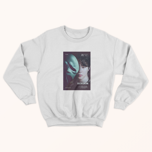 Jimin Scream Halloween Sweatshirt