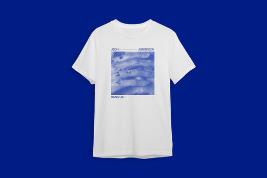 Jungkook Blue Halftone T-Shirt