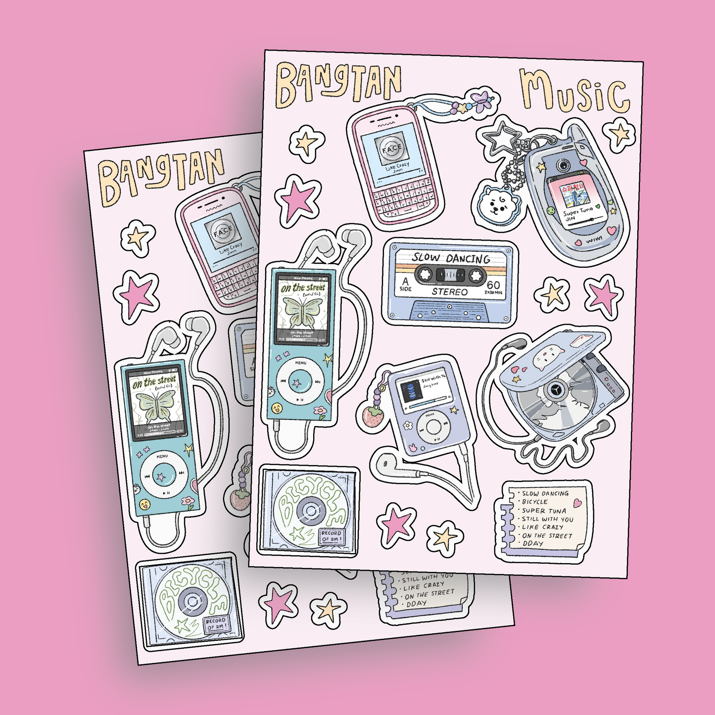 Bangtan Music Sticker Pack