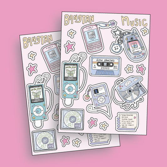 Bangtan Music Sticker Pack