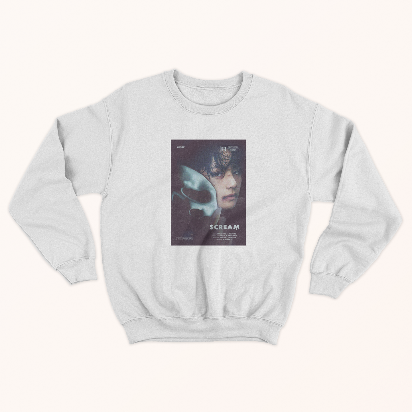 Taehyung Scream Halloween Sweatshirt