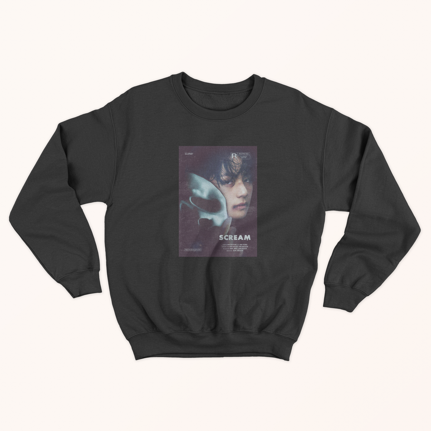 Taehyung Scream Halloween Sweatshirt