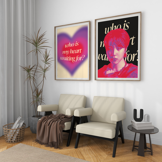 'Who Is My Heart Waiting For?' Print Duo