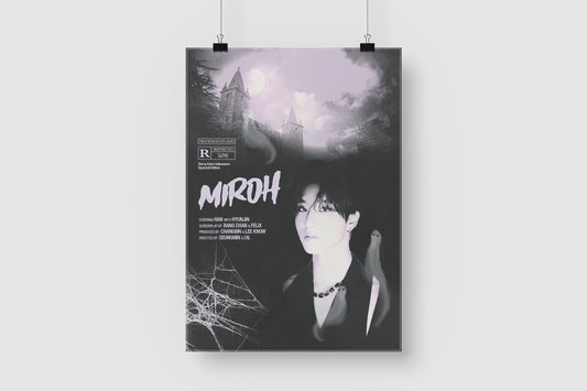 SKZ Han Horror Movie Halloween Art Print