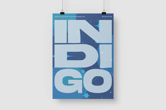 RM Indigo Art Print