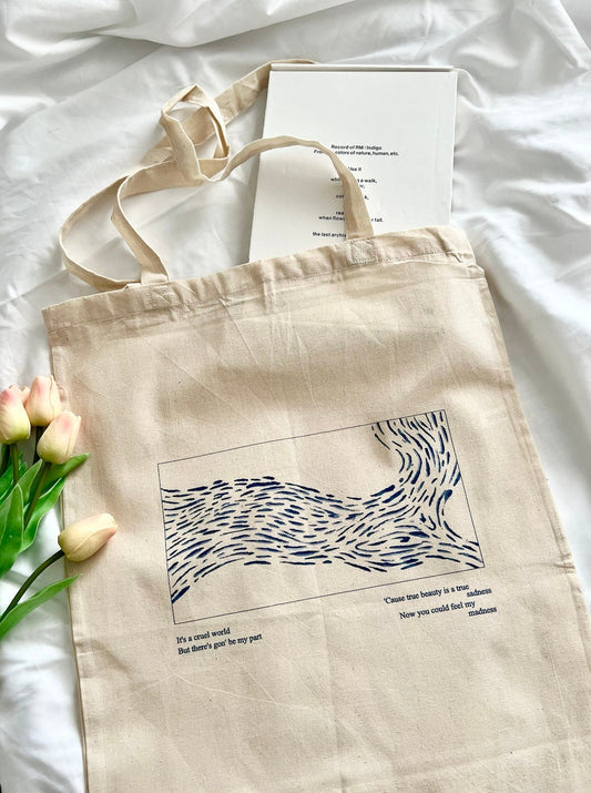 RM 'Yun' Lyrics Tote Bag